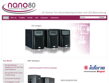 Tablet Screenshot of nano80.at